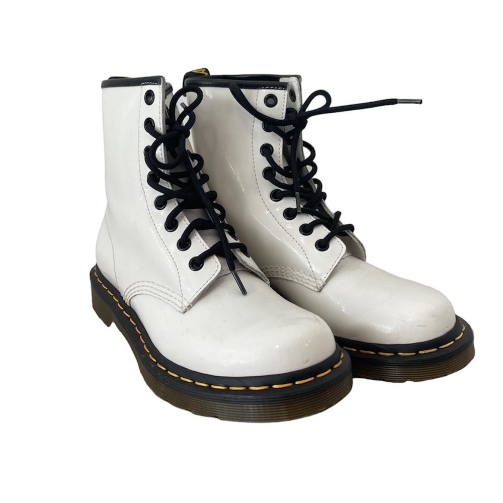 Doc Marten white boots